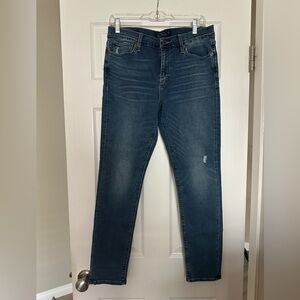 Lucky Brand Men's Slim Straight Dark Blue Jeans